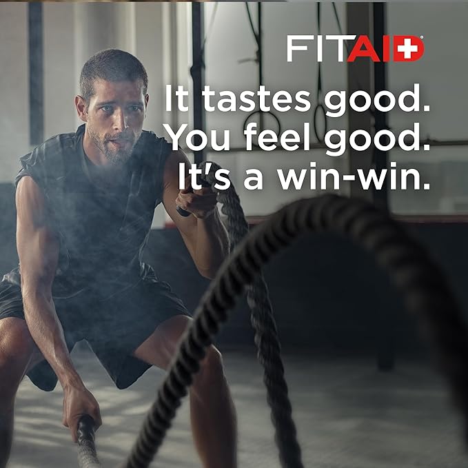 Lifeaid Fitaid Recovery Drink, Fruit Punch, Zero Sugar, Vegan, Kosher, Keto Friendly, Gluten Free