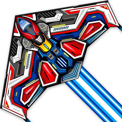 Delta Kites for Kids & Adults, Extremely Easy to Fly, Single Line Beach Kite