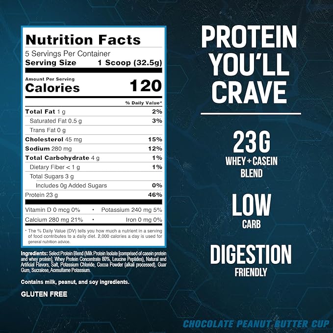 PEScience Select Protein Powder, Whey and Casein Blend, Clean Protein Powder for Women and Men, Low