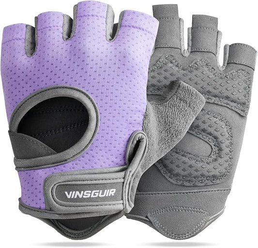 VINSGUIR Workout Gloves for Women and Men, Breathable Weight Lifting Gloves for Gym Exercise