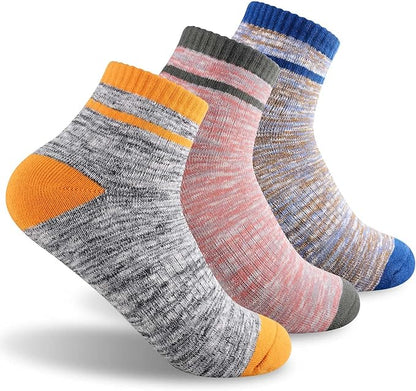 FEIDEER Hiking Walking Socks For Women, Multi-pack Outdoor Recreation Socks Moisture Wicking Crew
