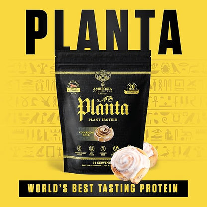 Ambrosia Planta - Premium Plant-Based Protein | Vegan & Keto Friendly | Gourmet Flavors with No
