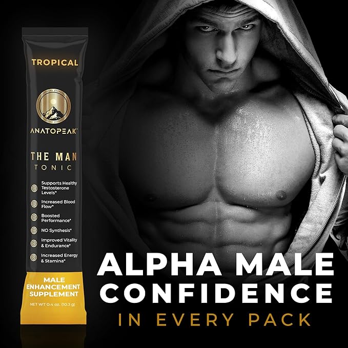 Male Enhancing Supplement Powder ??Testosterone Supplement for Men with Tongkat Ali, Maca Root