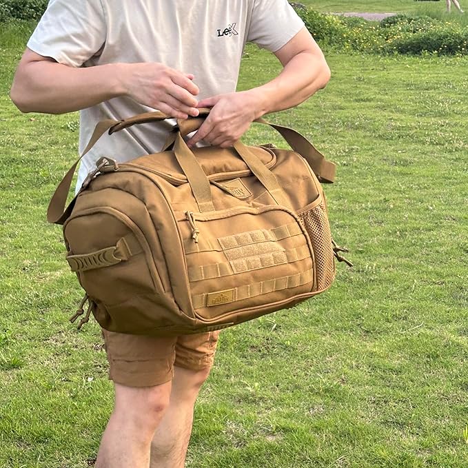 APRlLBAY Gym Bag Large Size 43L Training Bag Traveling With Luggage Strap Equipment Bag Tactical