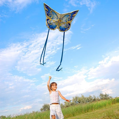 Xida Butterfly Kite for Kids & Adults, Easy to Fly, Ages 4-8, Large Kite with 300ft Handle, Perfect