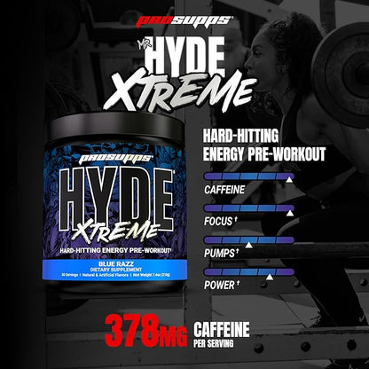 PROSUPPS Mr. Hyde Xtreme Pre Workout Powder with Creatine, Beta Alanine & Caffeine ??Extreme