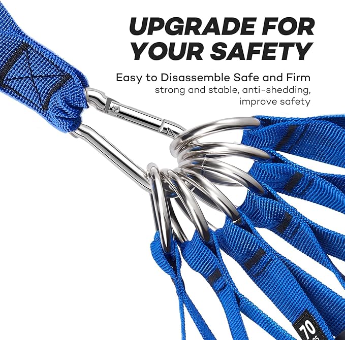 Heavy Resistance Bands for Working Out, NITEEN Resistance Bands with Handles Weight Exercise Bands