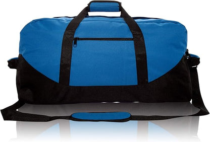 DALIX 25" Big Adventure Large Gym Sports Duffle Bag (Black Grey Navy Blue Red Camo)