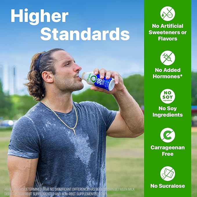 Orgain 38g High Protein Shake, Dairy Isolate Protein Milk, Vanilla, 6g BCAAs, 1g Sugar Per Serving
