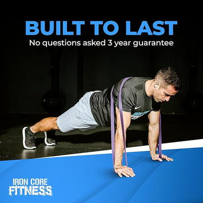 Pull Up Assistance Resistance Bands - Long Loop Power Bands for Men and Women - Strength Power
