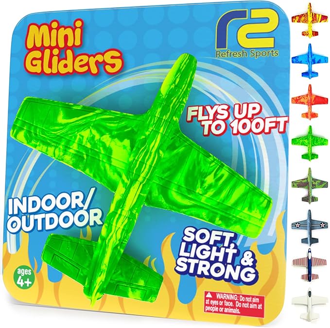 Foam Airplanes - Stocking Stuffers for Kids All Ages 4 5 6 7 8 9 10 Year Old - Best Toy Gift - Boy
