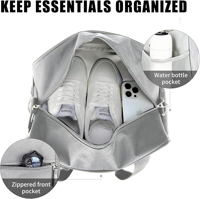 SeaRock 14 inch Small Gym Bag for Women & Men - Mini Duffle Bag for Travel, Sports, Workout