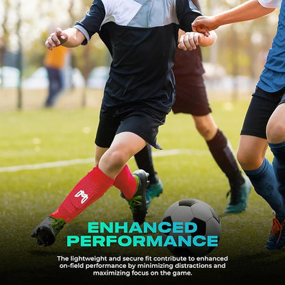 Mini Shin Guards Soccer – Built in Shin Pad Sleeves for Mens, Women, Teens - Small Shin Guards