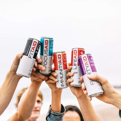 FITAID Post Workout Recovery Drink, Strawberry Lemonade, BCAAs, Glucosamine, Electrolytes, All In