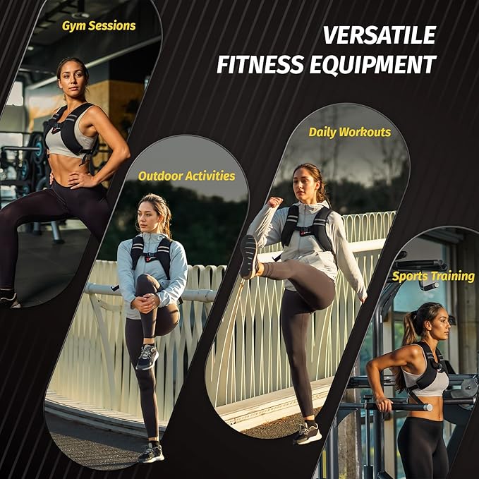 ZELUS Weighted Vest, Z-Fit Soft Iron Weighted Vest for Women and Men, 5/10/15 lb Weight Vest with