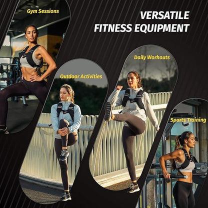 ZELUS Weighted Vest, Z-Fit Soft Iron Weighted Vest for Women and Men, 5/10/15 lb Weight Vest with
