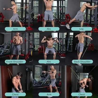 WHATAFIT Resistance Bands, Exercise Bands，Resistance Bands for Working Out, Work Out Bands with