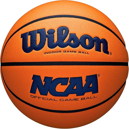 WILSON NCAA Evo NXT Official Indoor Game Basketballs - Sizes 6 and 7