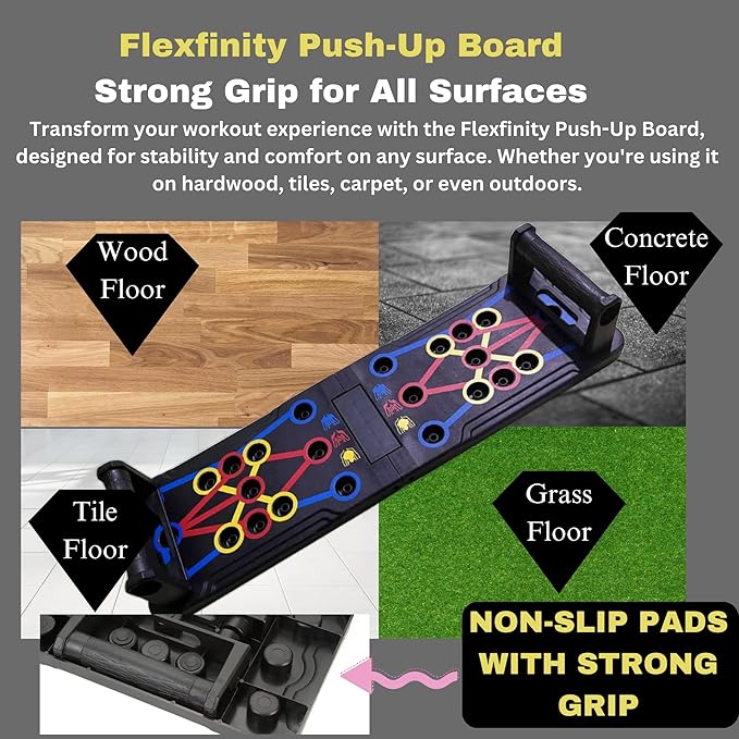 Push Up Board, Portable 25-In-1 Push up Board for Men, | Pilates Bar & Fitness Accessories with