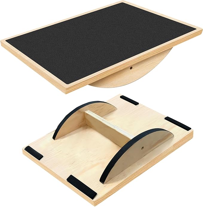 Balance Board Professional Wobble Board for Adults Anti-Slip for Physical Therapy Standing Desk