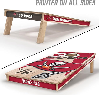 YouTheFan NFL 2’ x 4’ Professional Wood Cornhole Game