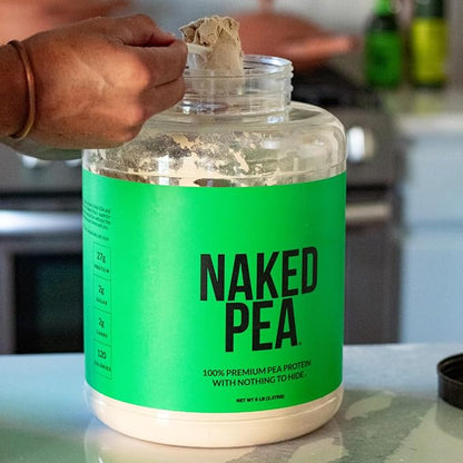 NAKED Pea - 5LB 100% Pea Protein Powder from North American Farms - Unflavored Vegan Pea Protein