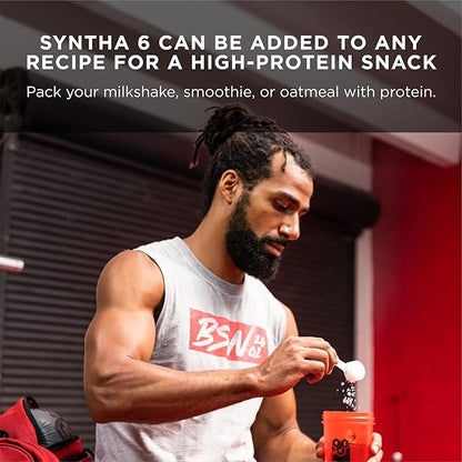 BSN Syntha-6 Whey Protein Powder, Cold Stone Creamery- Mint Mint Chocolate Chocolate Chip Flavor