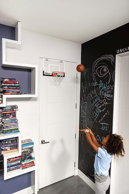 SKLZ Pro Mini Indoor Basketball Hoop - Over The Door ??Portable - Great For Home, Dorms, Offices