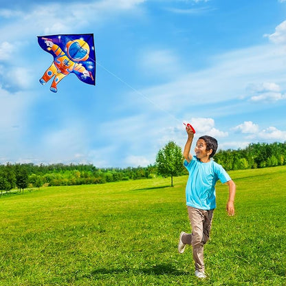 HONBO Large Delta Kite for Kids & Adults,Extremely Easy to Fly Kite for Beach Trip,String Line