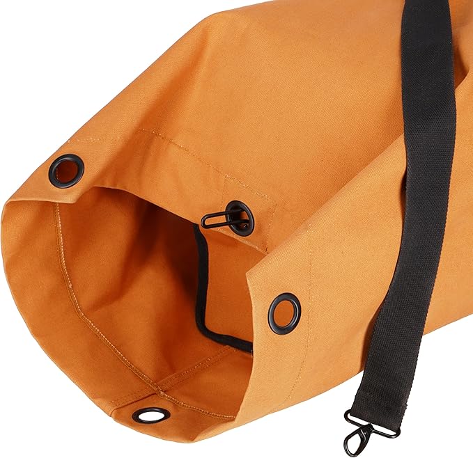 WHITEDUCK Top Load Canvas Folding Duffel Bag, Water Resistant Army Style Shoulder Bag for Men and