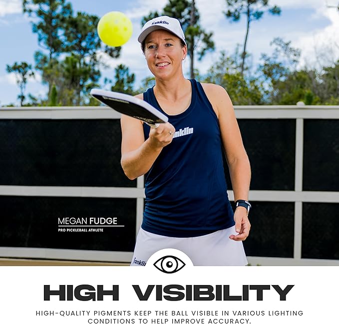 Franklin Sports X-40 Outdoor Pickleballs - Official Ball of USA Pickleball, APP Tour + US Open