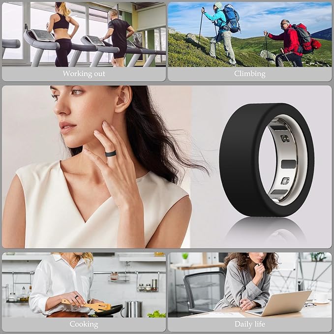 15 Pack Cover Compatible with Oura Ring Gen 4/Gen 3 Horizon/Gen 3 Heritage, Anti-Scratch Silicone