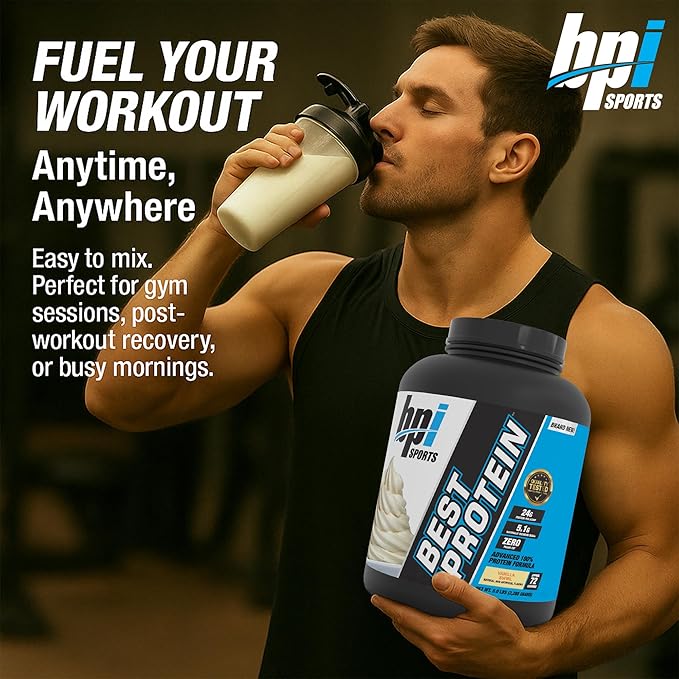 BPI Sports Best Protein ??100% Whey Protein Powder ??Muscle Growth, Recovery, Meal Replacement ??No