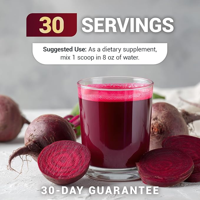 Dr. Berg Raw Organic Beet Powder from Real Earth-Grown Beets ??USDA Certified Organic Beet Root