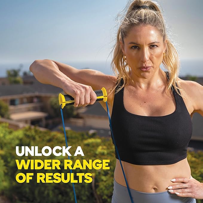 TRX Training Bandit Kit, Home Workout Resistance Band Set with Strength-Training Resistance Bands