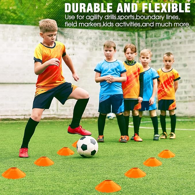 Agility Ladder Speed Training Equipment Set-20ft Agility Ladder,12 Soccer Cones,4 Hurdles, Jump