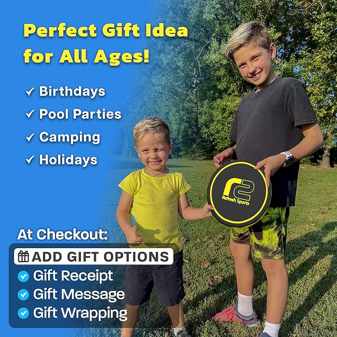 Flying Beach Toys for Teens – Lightweight Soft Flying Disc for Summer Fun For Kids – Safe & Easy to