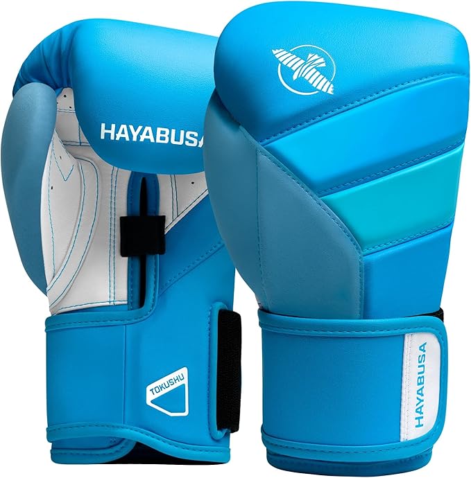 Hayabusa T3 Boxing Gloves for Men and Women Wrist and Knuckle Protection, Dual-X Hook and Loop