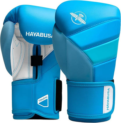 Hayabusa T3 Boxing Gloves for Men and Women Wrist and Knuckle Protection, Dual-X Hook and Loop