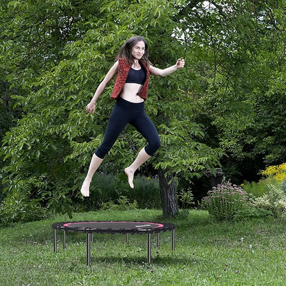 Newan 40"-48" Silent Mini Trampoline Fitness Trampoline Bungee Rebounder Jumping Cardio Trainer