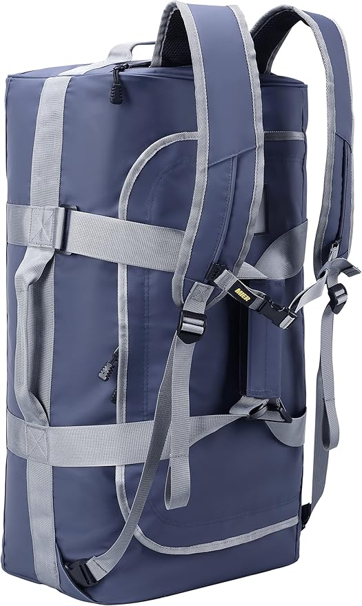 MIER Water Resistant Backpack Duffle Heavy Duty Convertible Duffle Bag with Backpack Straps for
