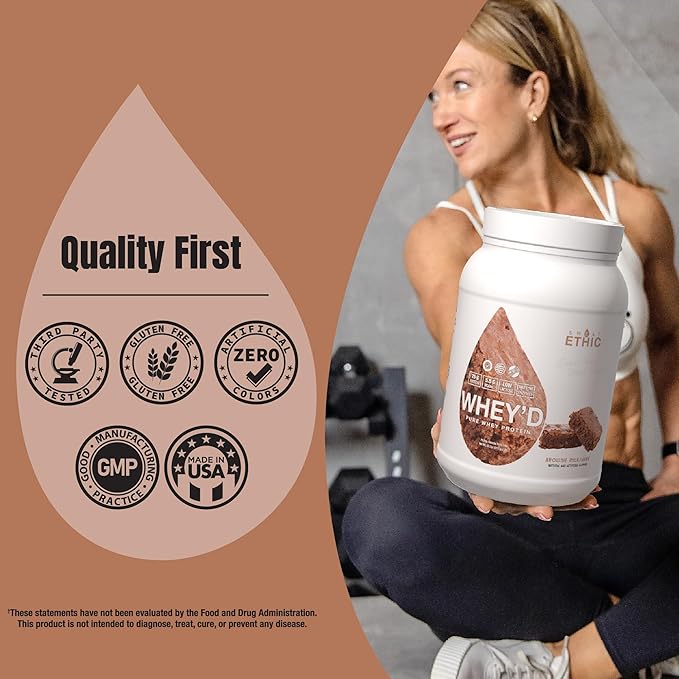 Whey'd Protein Powder, 25 G Whey Protein Blend with Concentrate, Isolate & Hydrolysate, Low Lactose