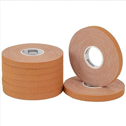 Bighorn Athletics Pro Series Jiu-Jitsu Finger Tape, 8-Rolls with Tin Holder, Enhanced Strength