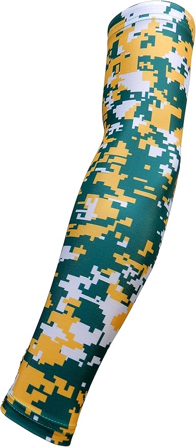 Youth & Adult Sizes Moisture Wicking Compression Arm Sleeve (1 Sleeve) (Over 100 Colors Available