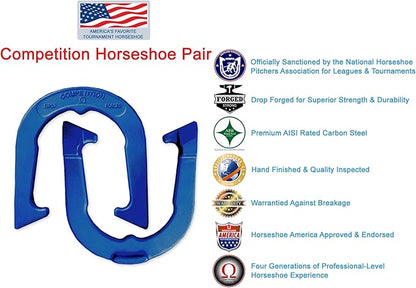 Competition Tournament Pitching Horseshoes - NHPA Sanctioned for Tournament & League Play - Drop