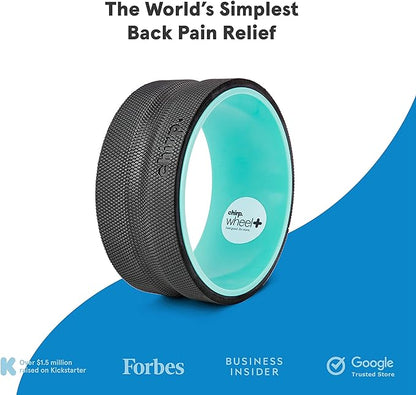 Chirp Wheel Foam Roller ??Targeted Back & Neck Relief, Lumbar Spine Stretcher, Spinal Decompression