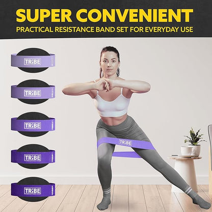 Fabric Resistance Bands for Working Out - Booty Bands for Women and Men - Exercise Bands Resistance