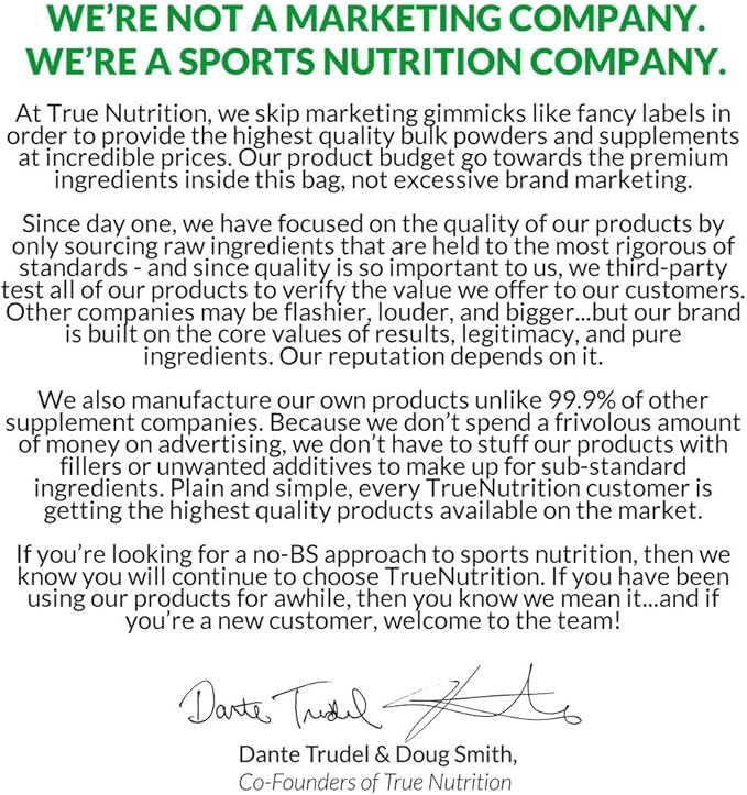 True Nutrition - Creatine Monohydrate Powder - Micronized Creatine Powder - Promotes Lean Muscle