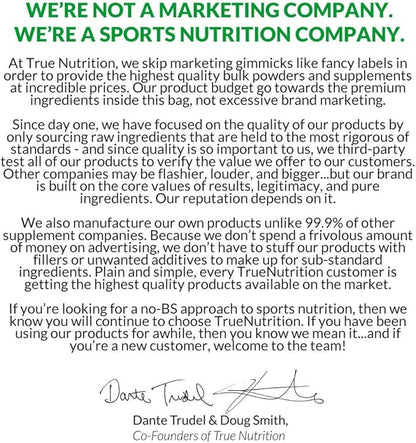 True Nutrition - Creatine Monohydrate Powder - Micronized Creatine Powder - Promotes Lean Muscle