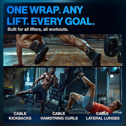Modvel Gym Ankle Strap for Cable Machines ??Glute & Leg Kickback Ankle Straps for Gym Workouts